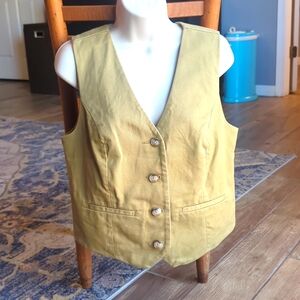 Madewell cotton twill vest